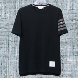 Thom Browne Men's Black Short Sleeve